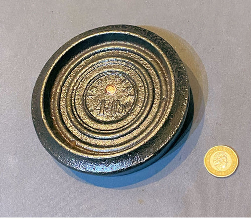 4lb Imperial Cast Iron Weight — Cast iron, mid 19th century