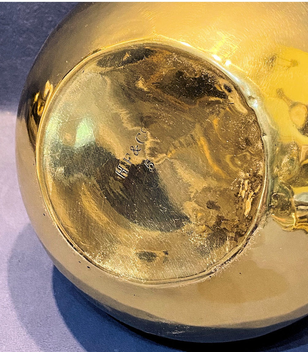 5 Pint Arts & Crafts Brass Water Jug — view 5