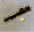 5" Wrought Iron Door Bolt — Wrought iron, late 19th century