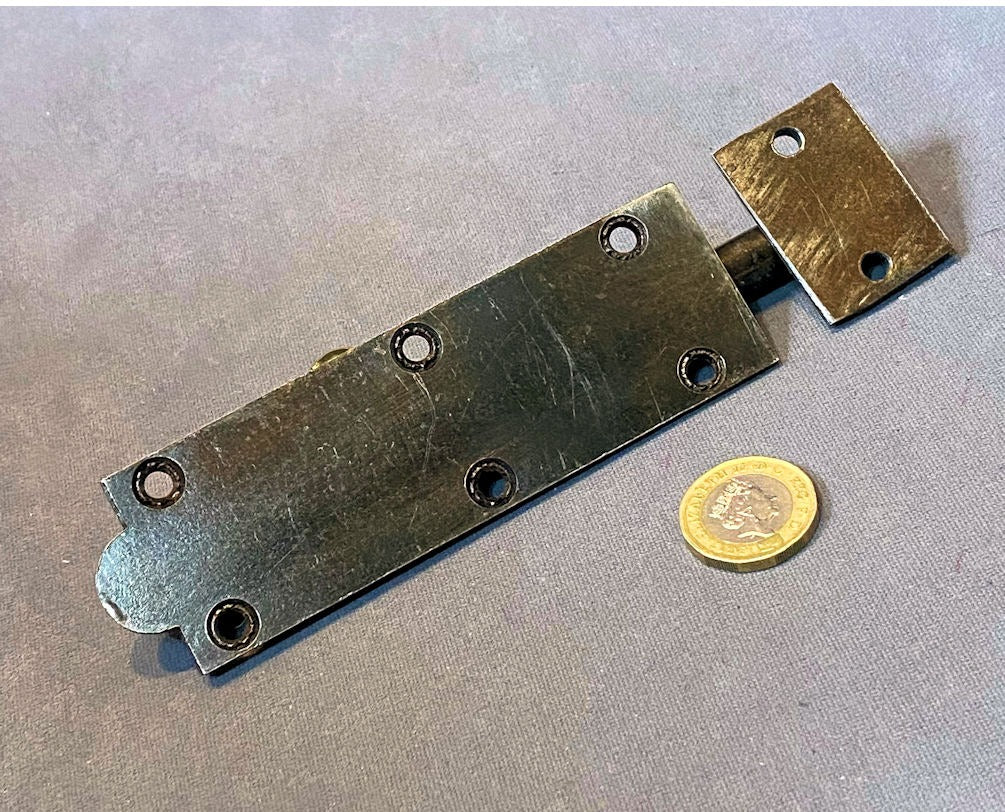 5" Wrought Iron Door Bolt — view 2