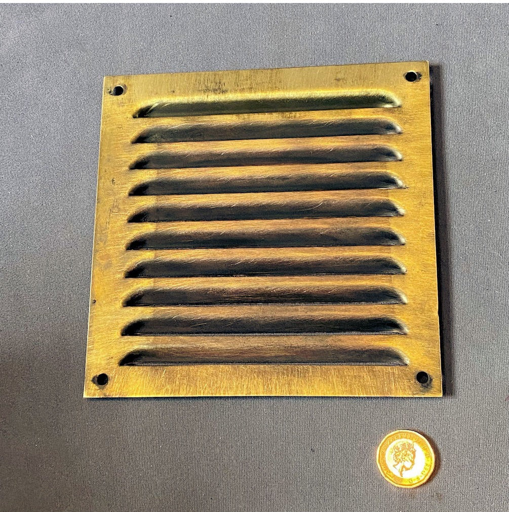 6" Brass Air Vent, 2 available — view 2