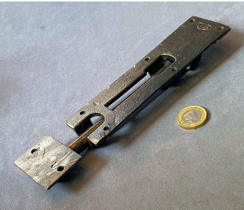6" Cast Iron Door Bolt — view 2