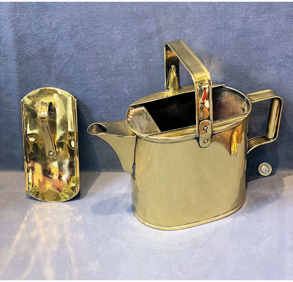 6 Pint Brass Hot Water Can — view 4