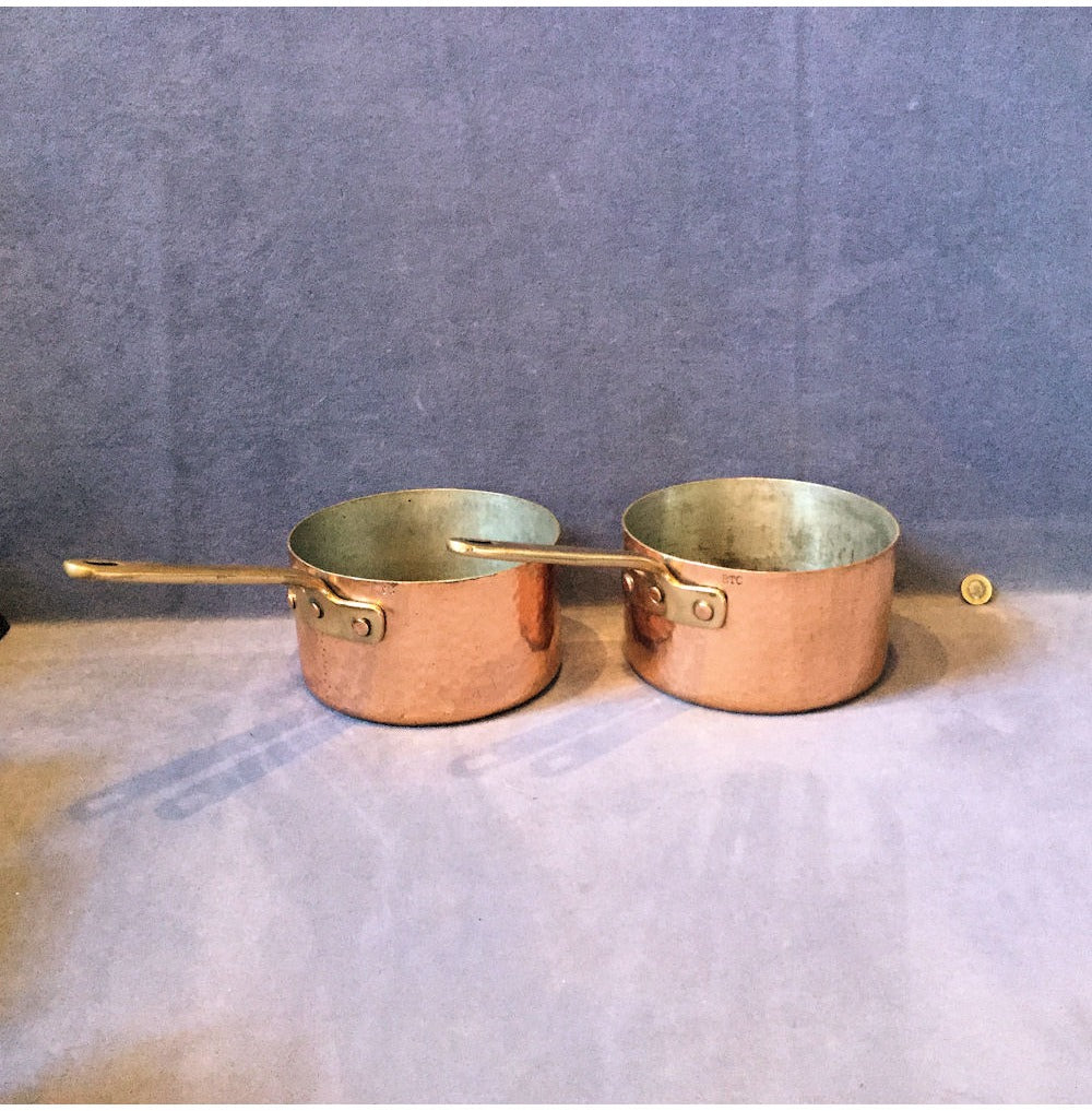 7.25" Copper Saucepan — view 2