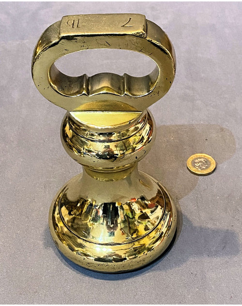 7lb Brass Shop Counter Weight — view 2