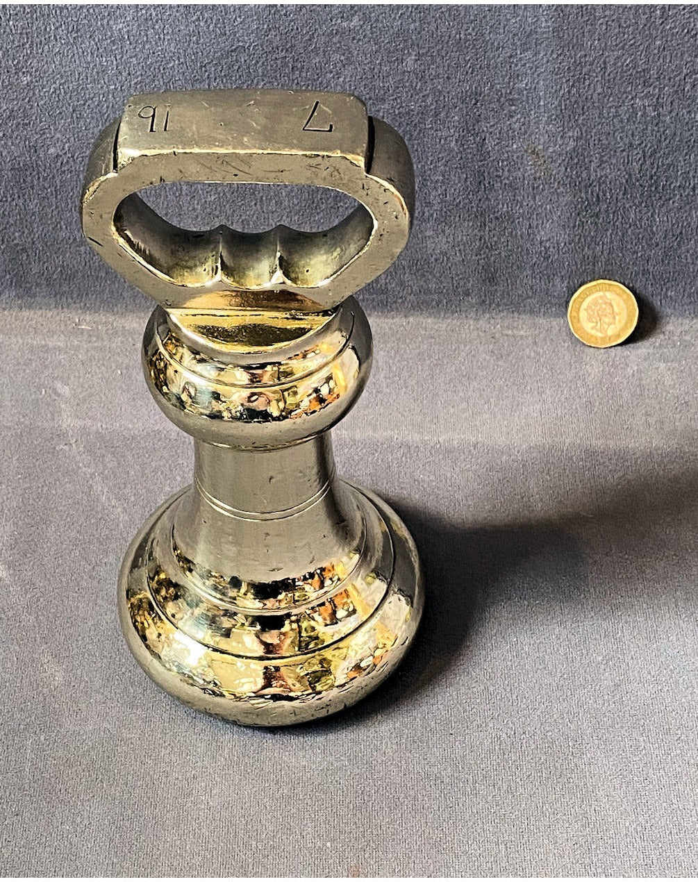 7lb Nickel Shop Counter Weight — view 2