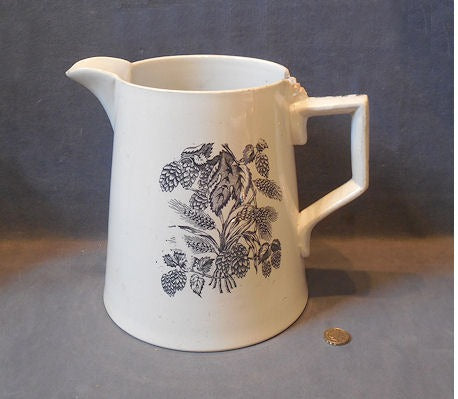 8 Pint John Tams Ale Measure — Ceramic, 1905