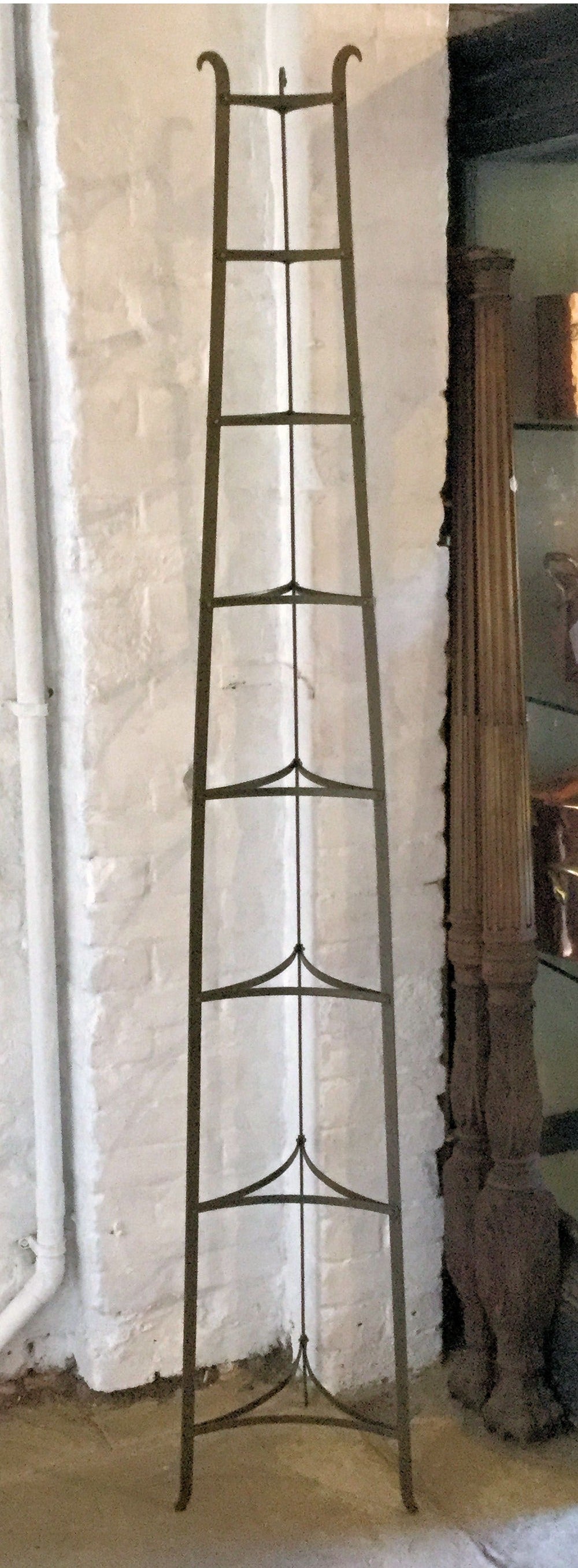 8 Tier Wrought Iron Saucepan Stand — view 2