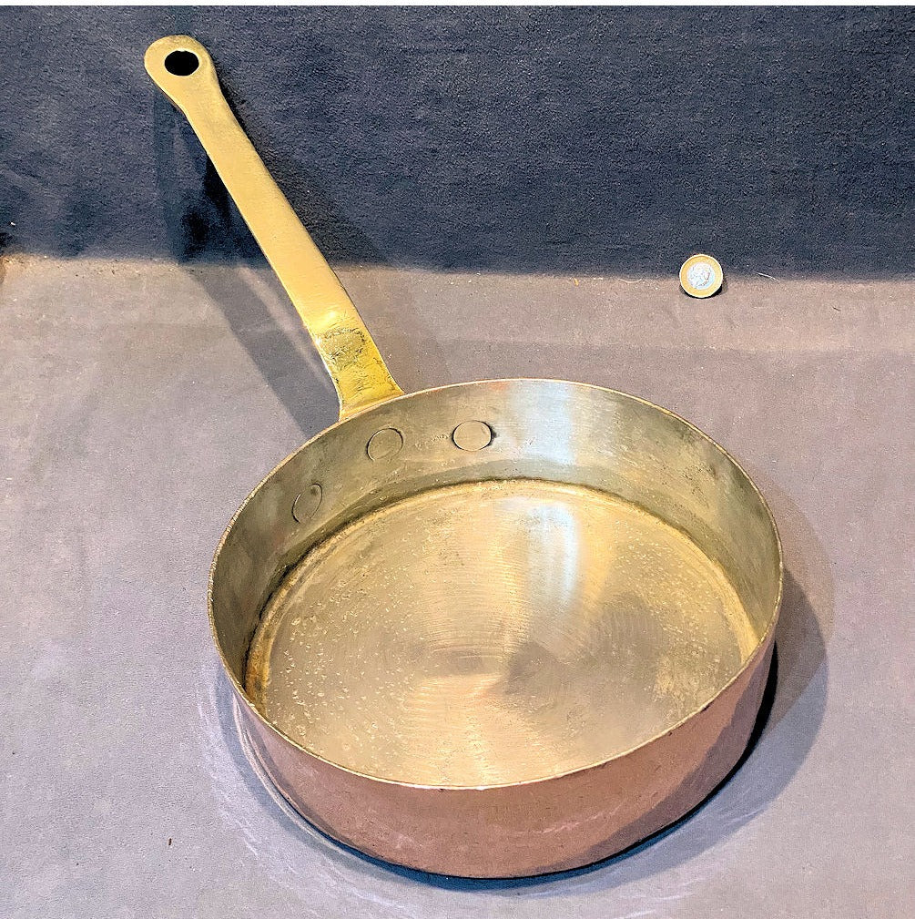 9.5" Deep Copper Frypan — view 3