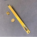 9" Recessed Brass Door Bolt — Brass, late 19th century