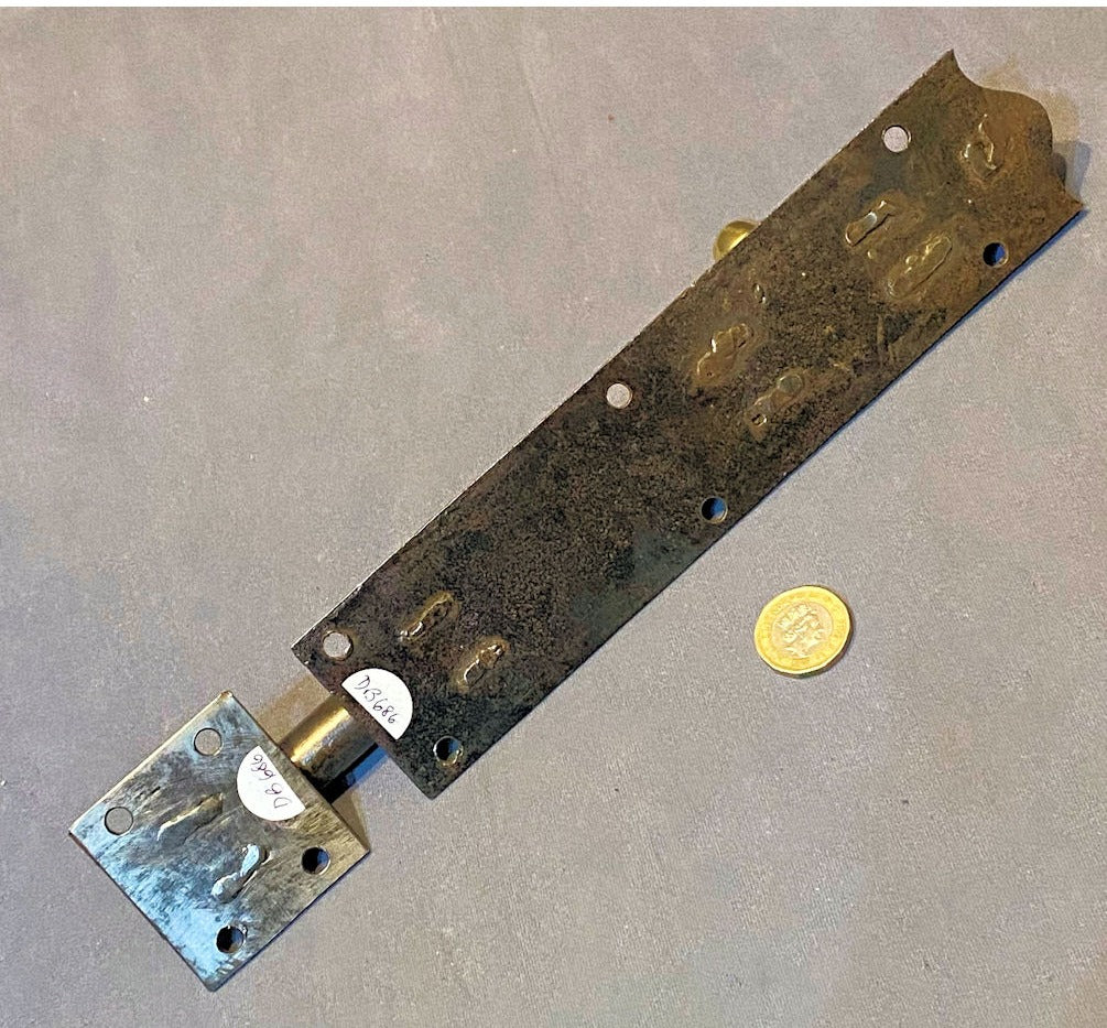9" Wrought Iron Door Bolt — view 2
