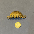 Single Brass Drawer Cup Handle