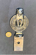 AA Bengal Car badge — Chrome, 1950's