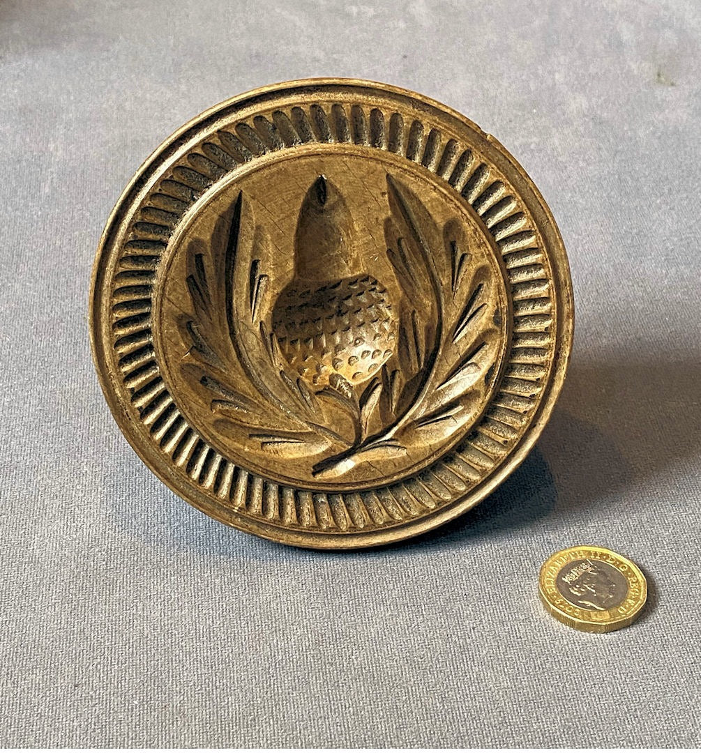 Acorn Butter Stamp — Sycamore, late 19th century