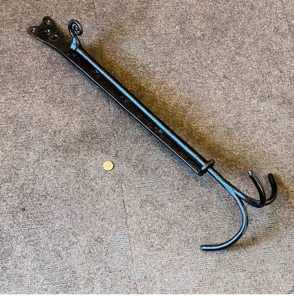Adjustable Tack Cleaning Hook — Wood, late 19th century