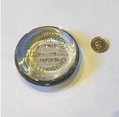 Advertising Glass Paperweight — view 2