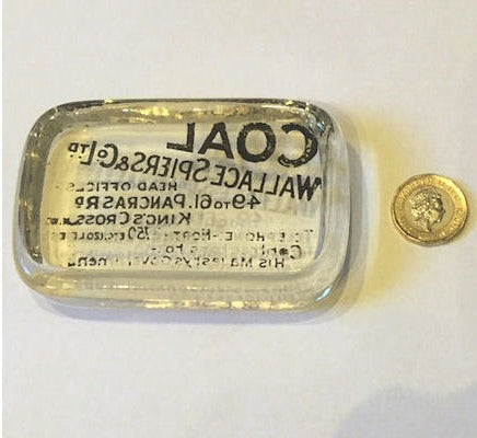 Advertising Glass Paperweight — view 2