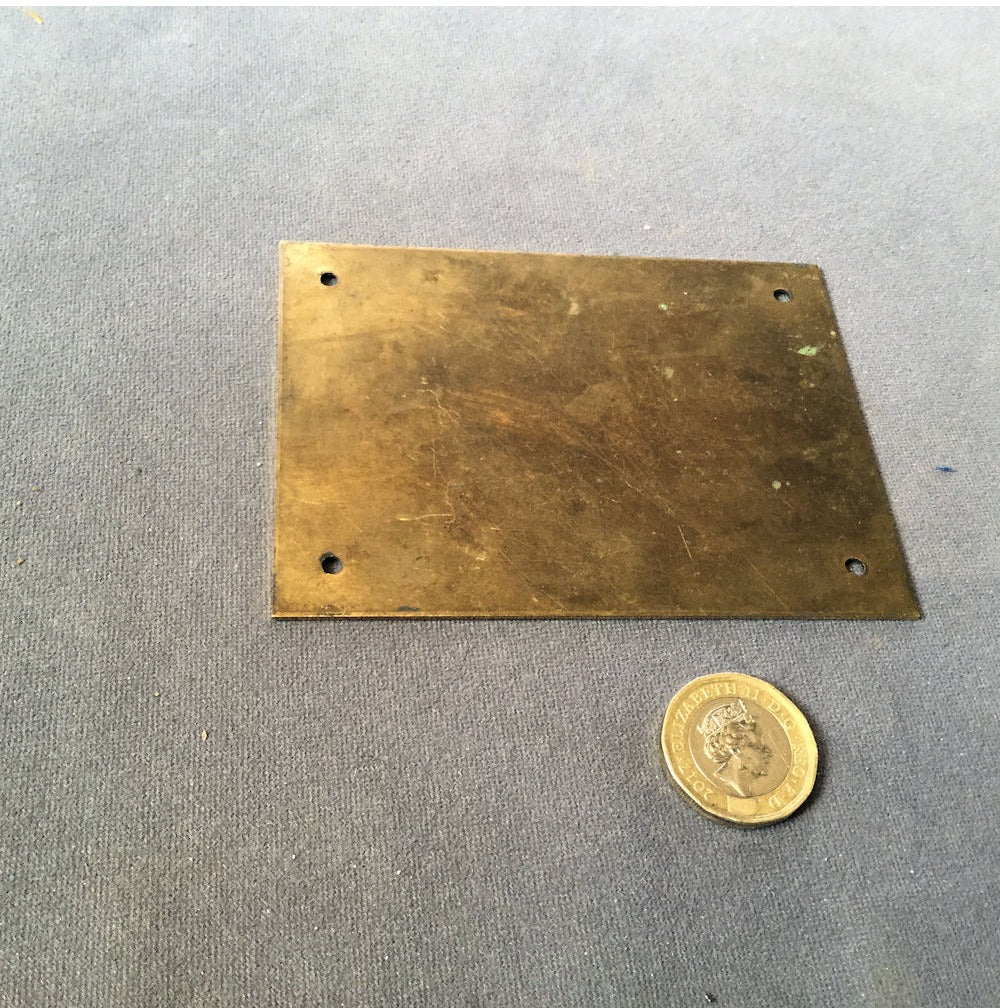 Allan Drake Brass Dressing Room Plaque — view 2