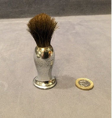 Aluminium Gents Shaving Brush — Aluminium, 1920's