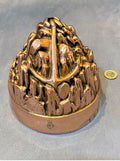 Anchor on Rocks Copper Jelly Mould — Copper, late 19th century