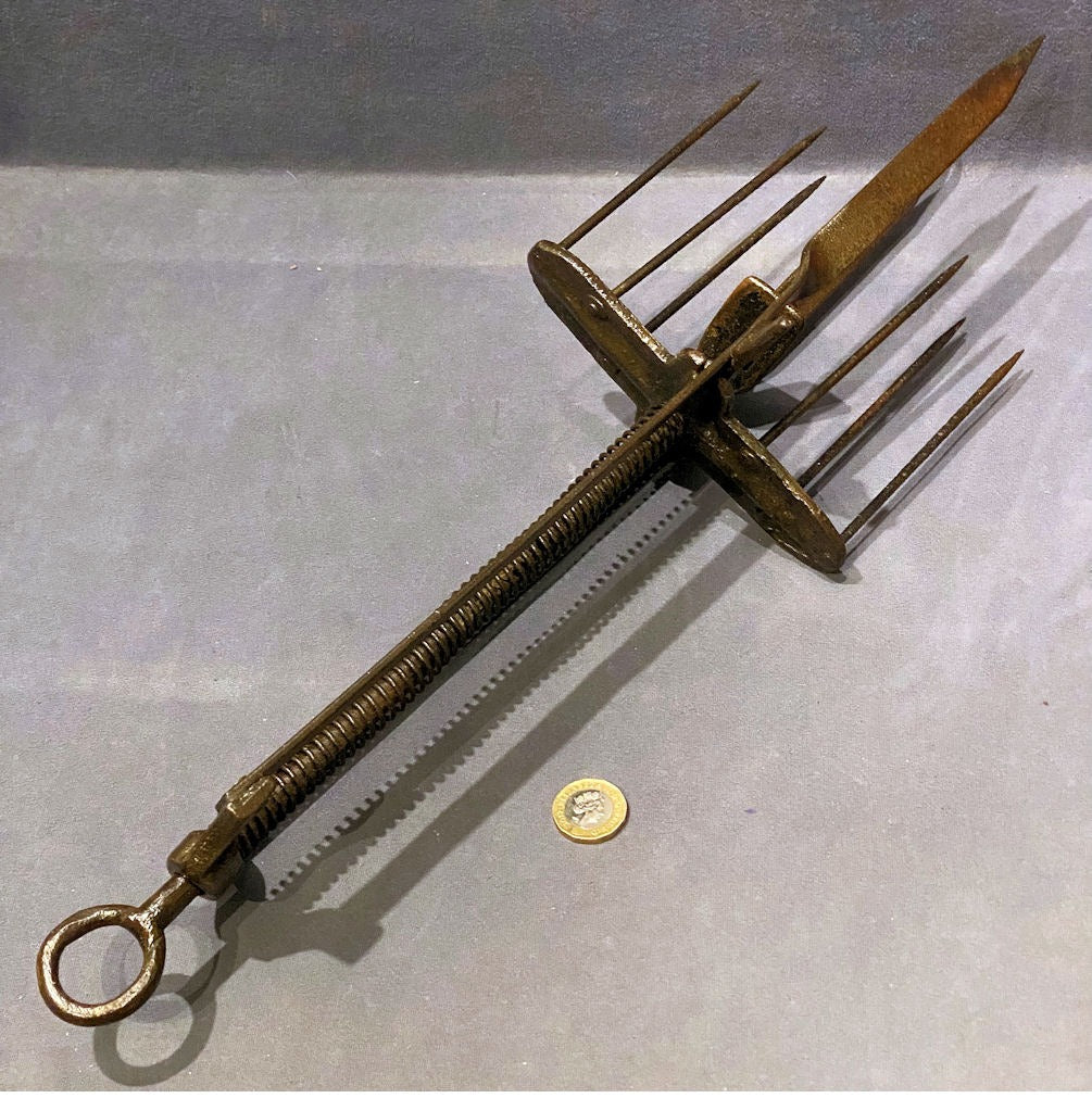 Anglo Impassable Mole Trap — Iron, 1940's