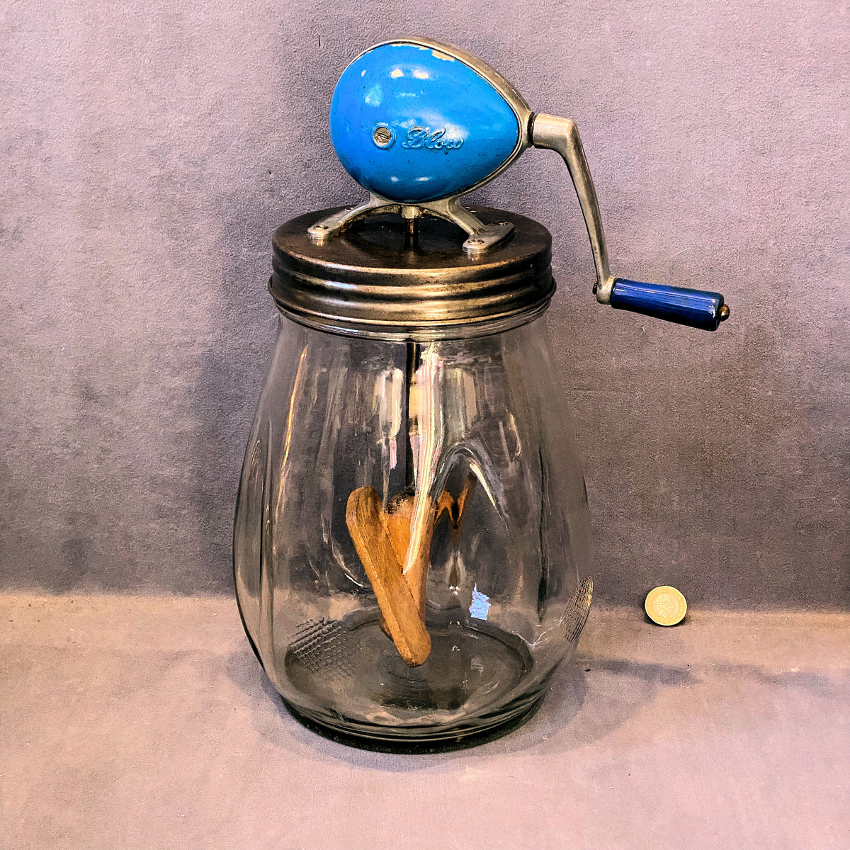 Blow Butter Churn
