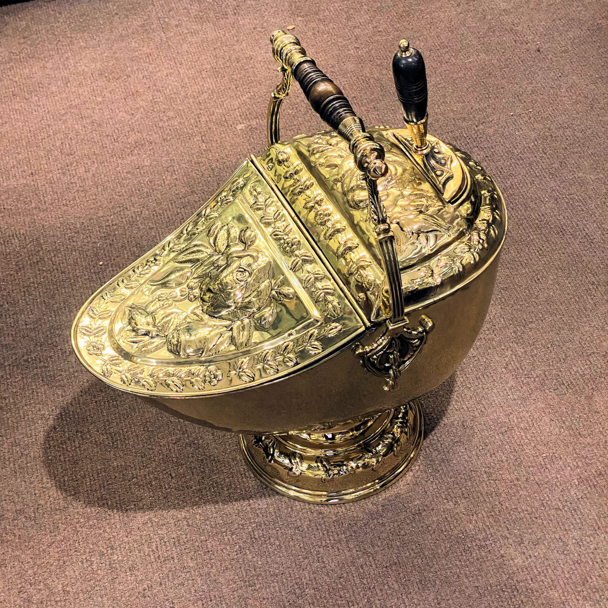 Brass Coal Helmet