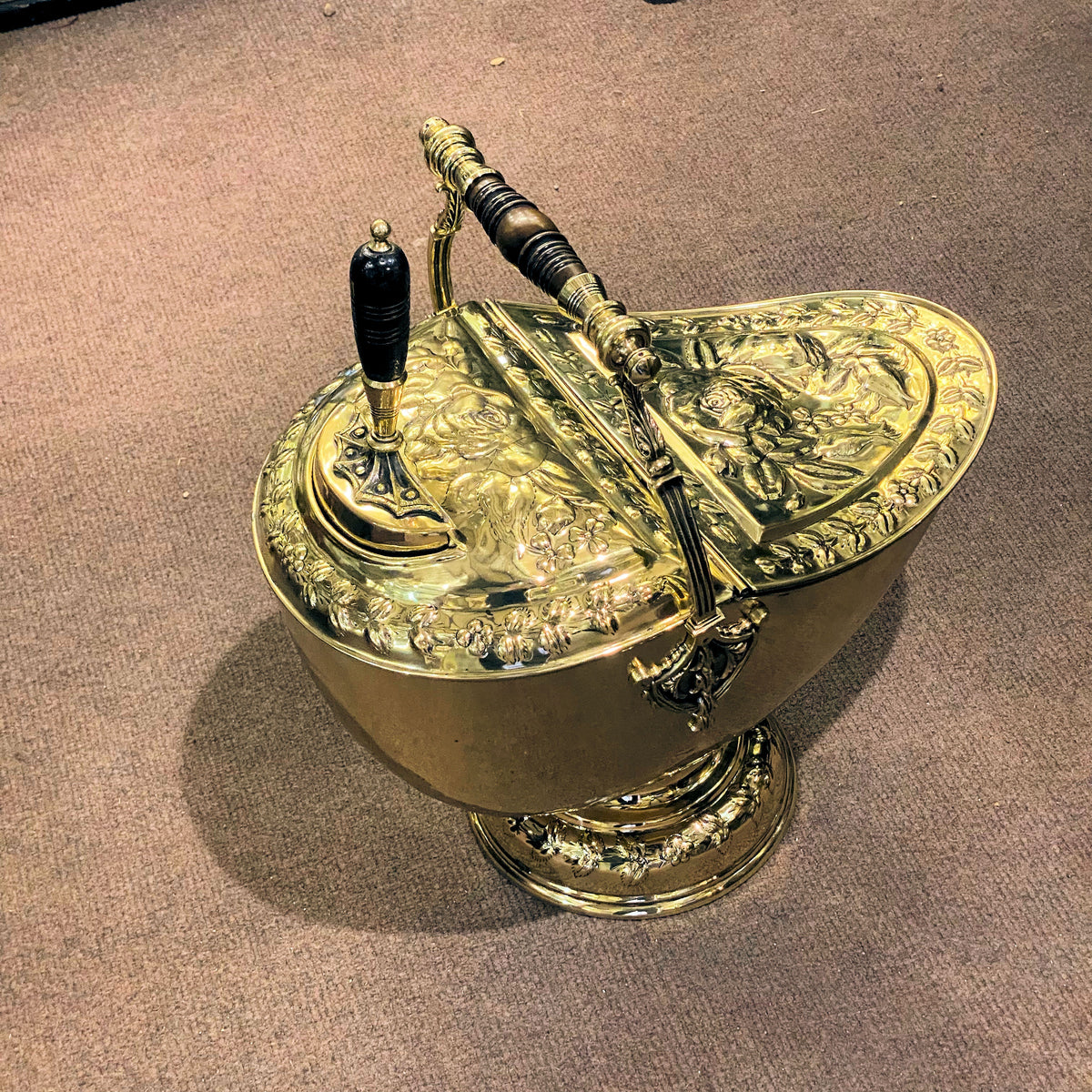 Brass Coal Helmet