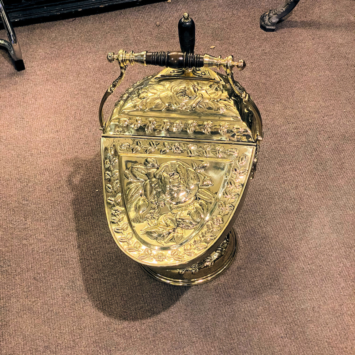 Brass Coal Helmet