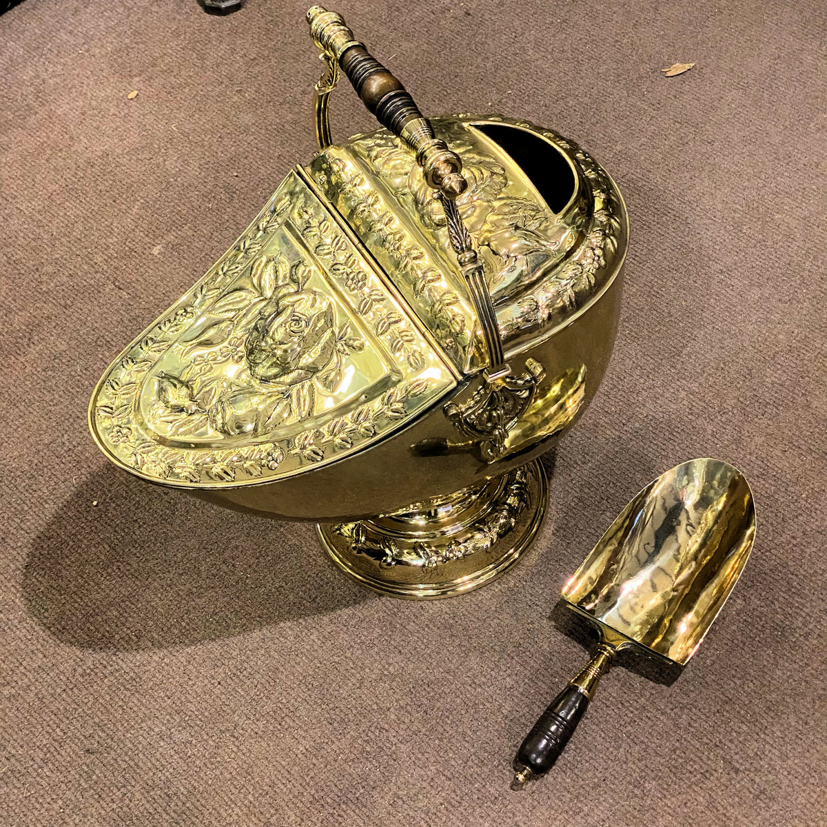 Brass Coal Helmet