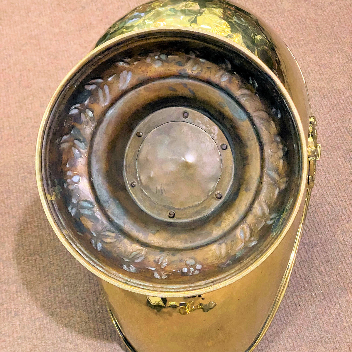 Brass Coal Helmet