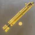 8" Brass Door Bolt