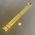WT&S 12" Brass Door Bolt