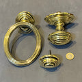 WT&S Brass Door Knocker & Door Pull