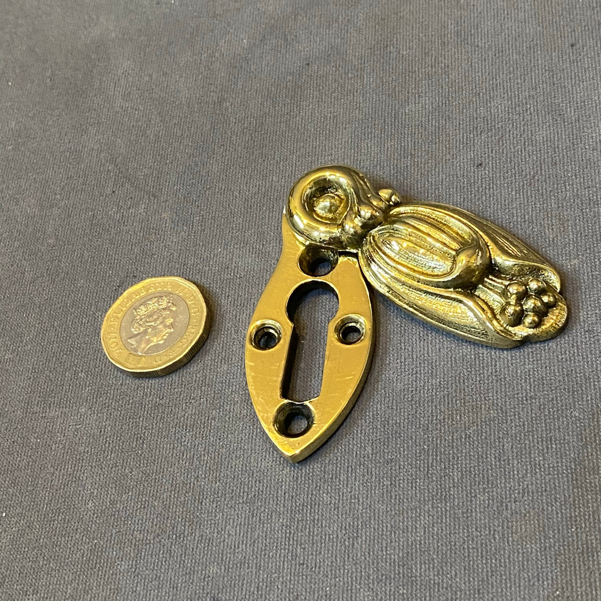 WT&S Brass Keyhole with Cover
