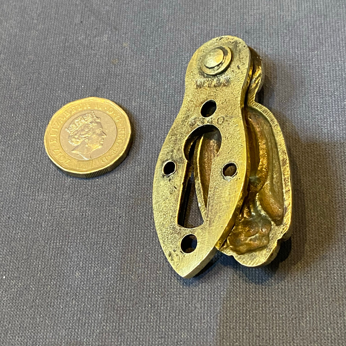 WT&S Brass Keyhole with Cover