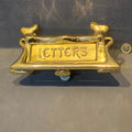 Brass Letter Flap with Door Knocker