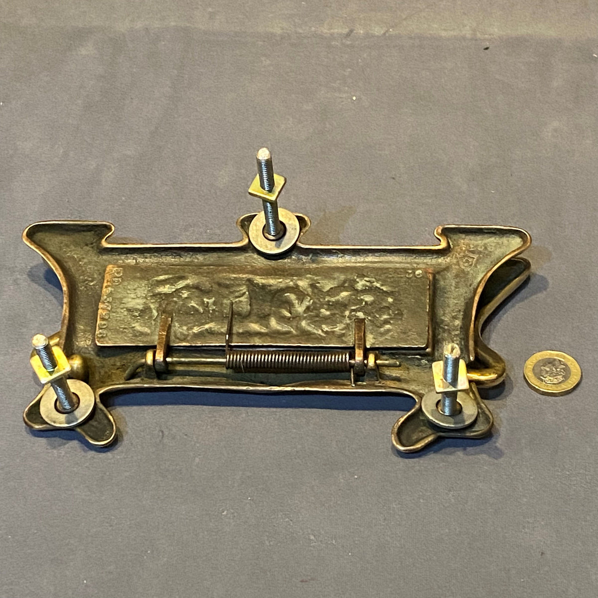 Brass Letter Flap with Door Knocker