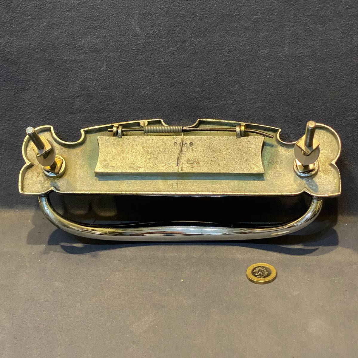 Chrome Plated Letter Flap with Door Pull
