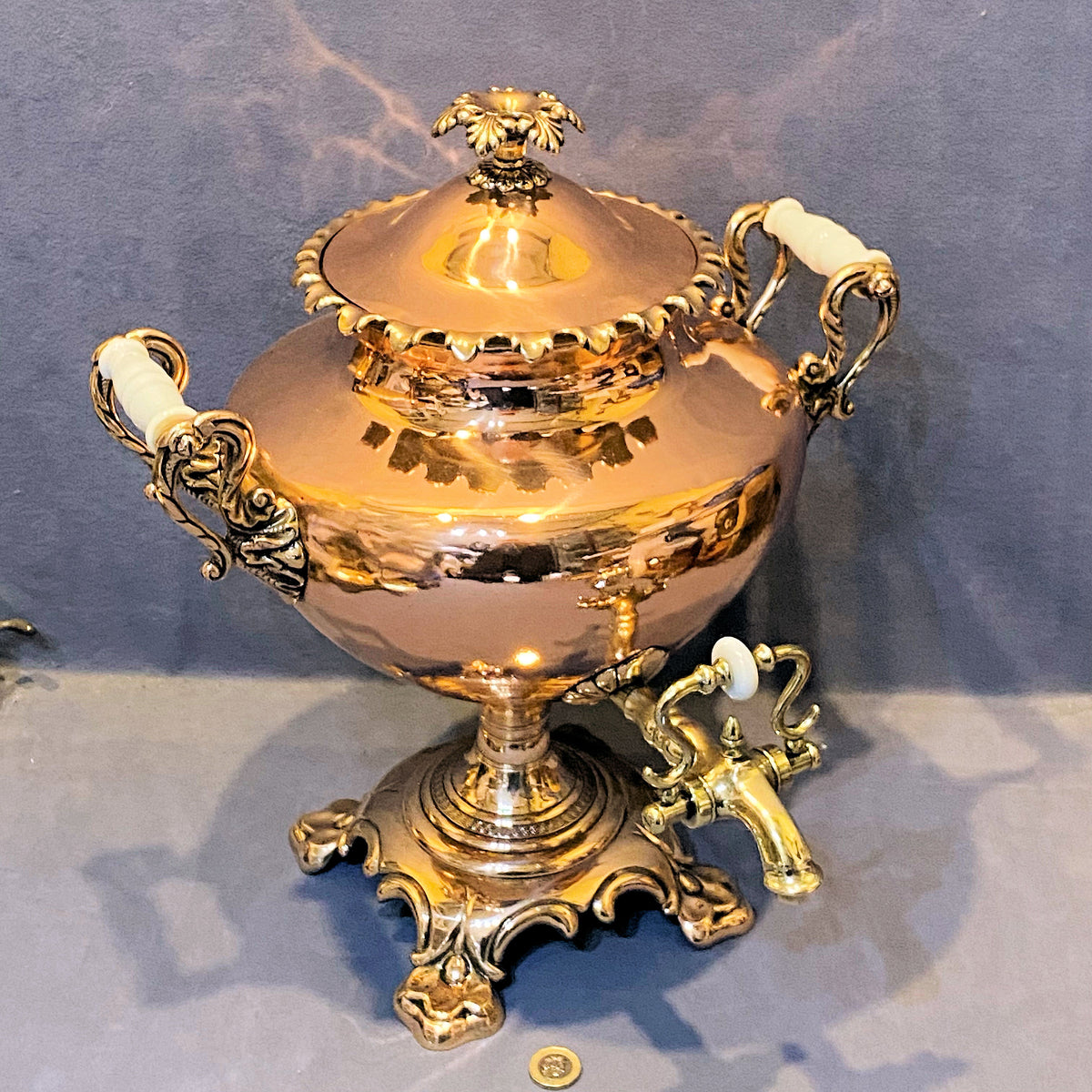 Copper Samovar or Tea Urn