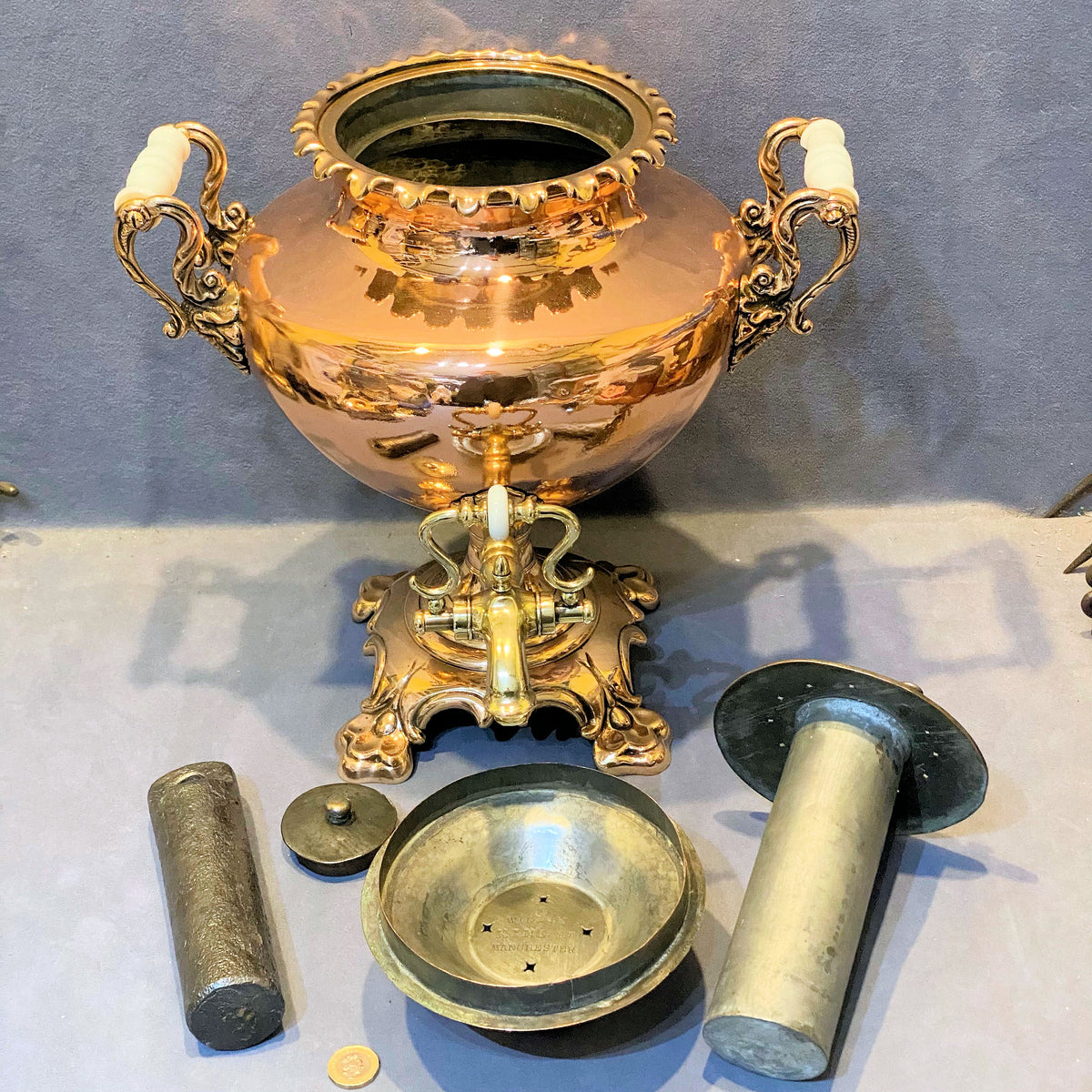 Copper Samovar or Tea Urn