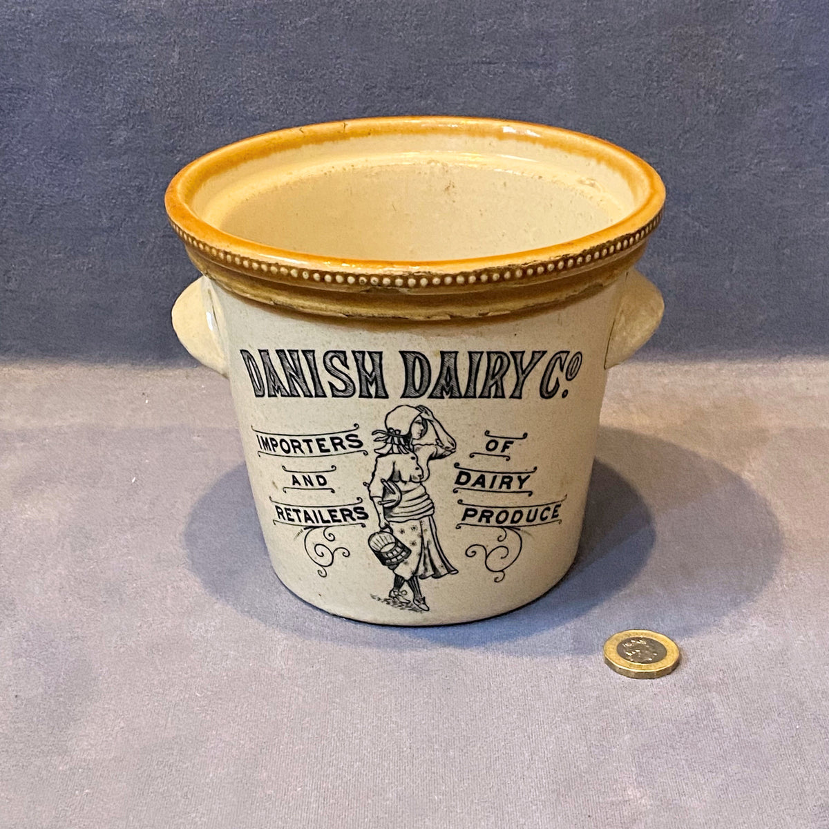 Danish Dairy Co. Lard Tub