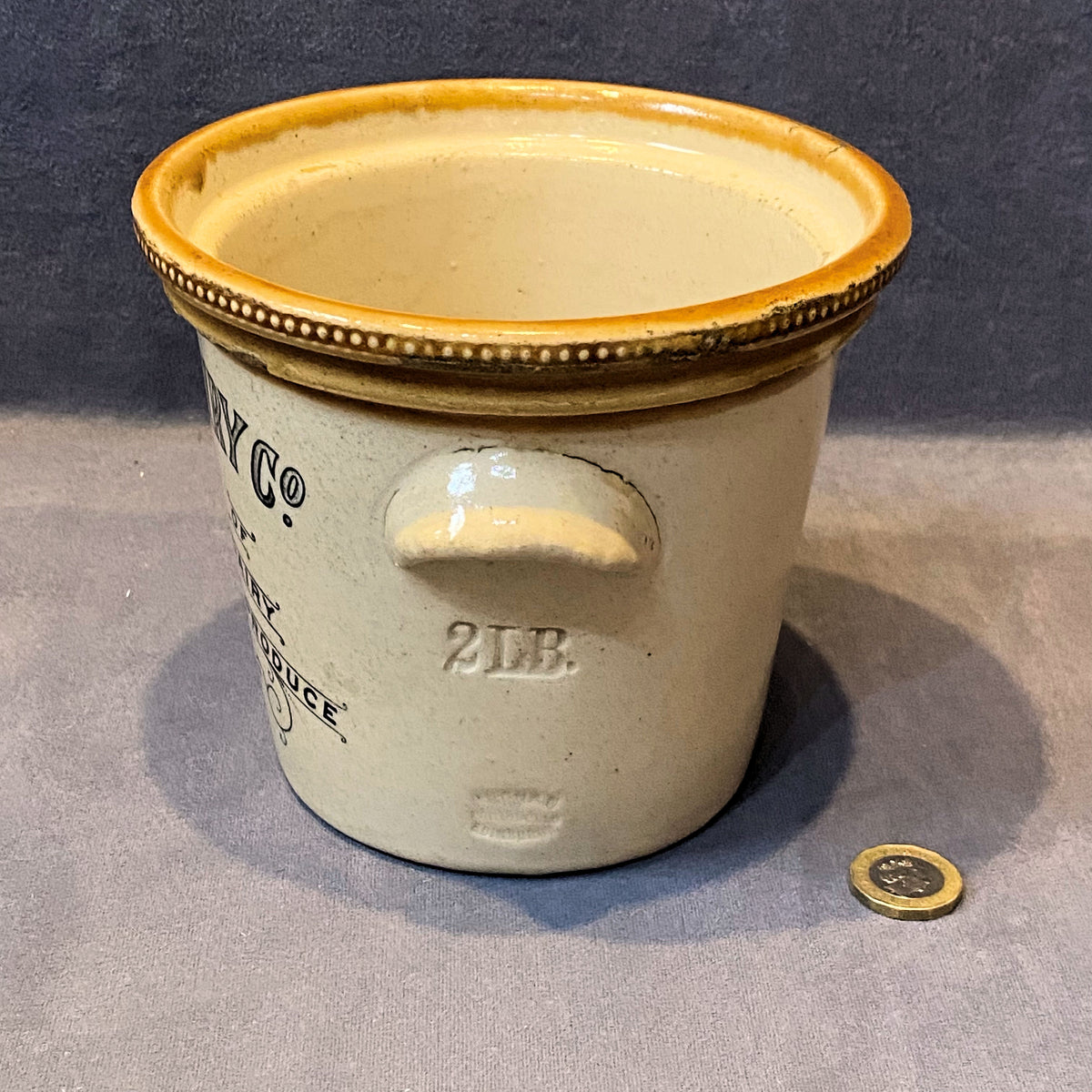 Danish Dairy Co. Lard Tub