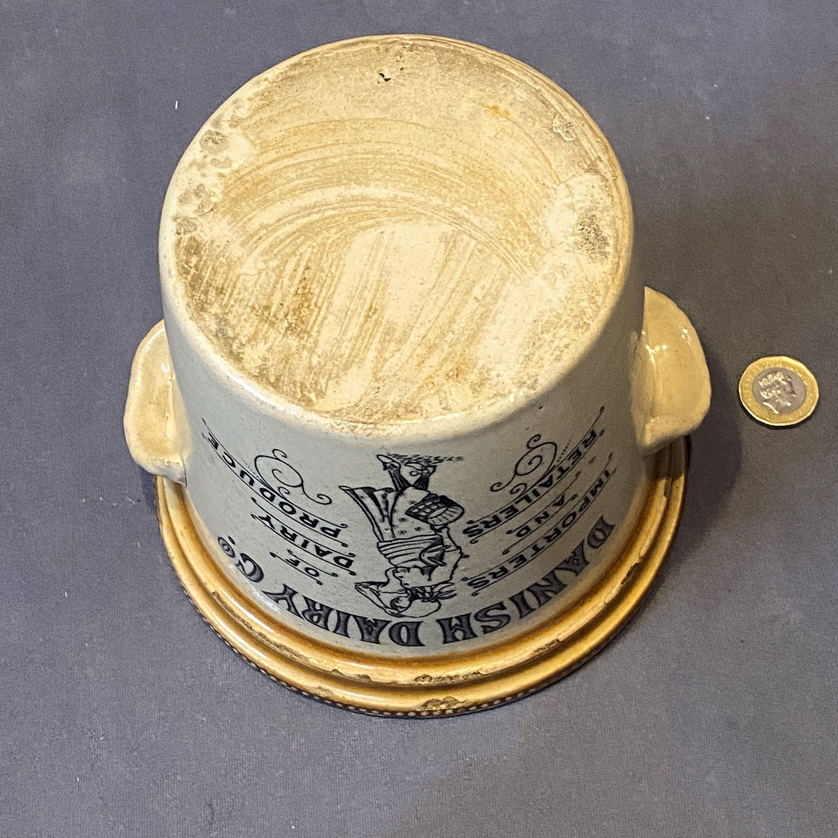 Danish Dairy Co. Lard Tub