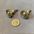 Pair of Brass Cupboard Knobs