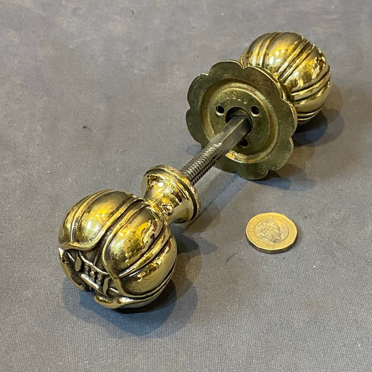 Pair of WT&S Brass Door Handles