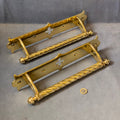 Pair of Large Brass Door Pulls, 3 pairs available