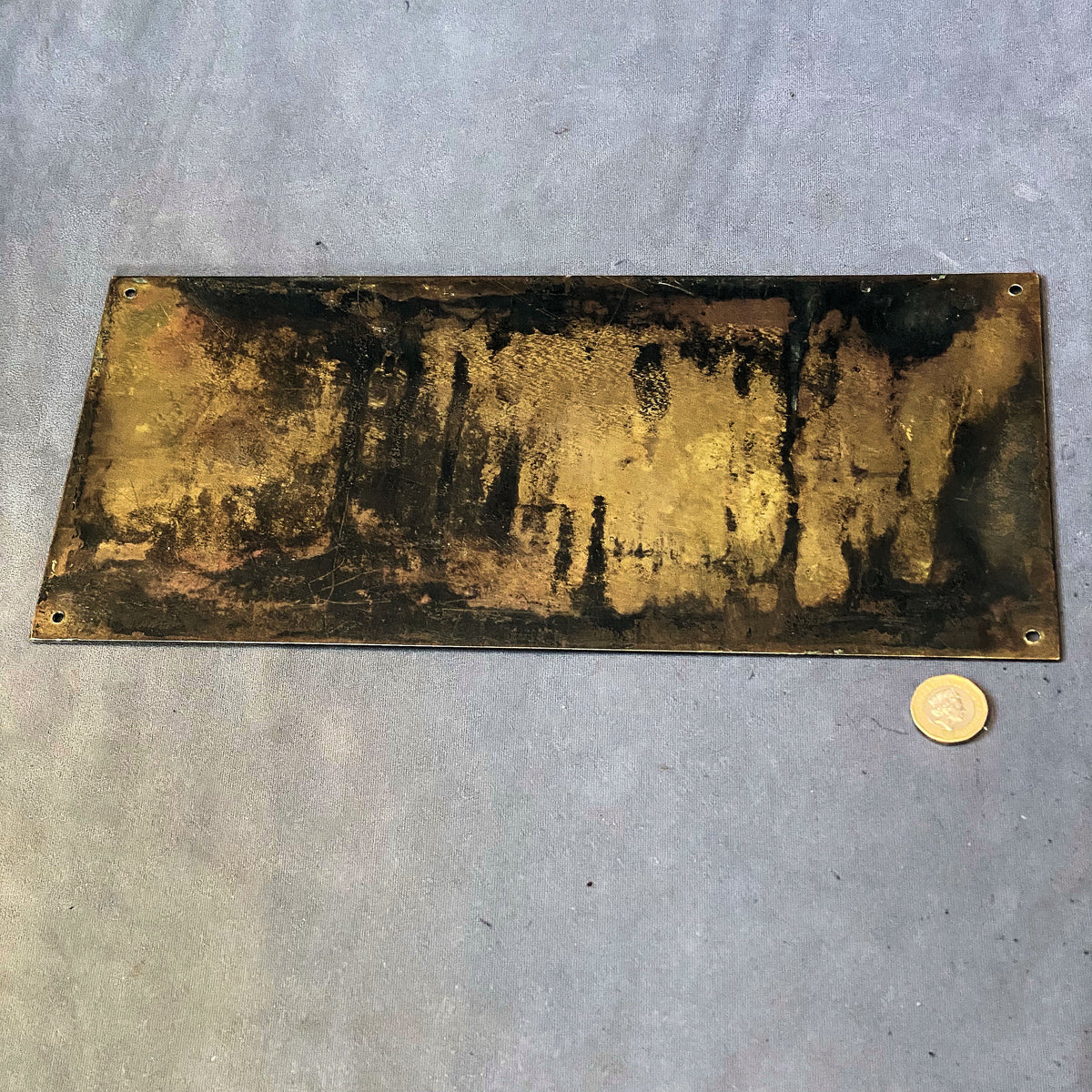 Physician & Surgeon Brass Nameplate