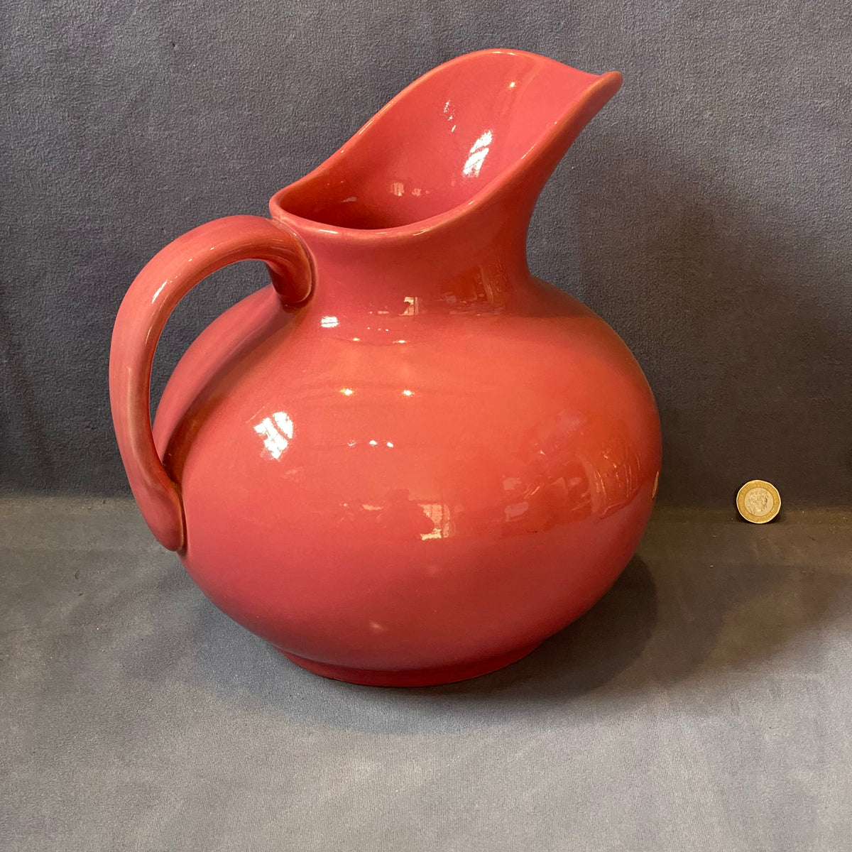 Pink Ceramic Wash Jug