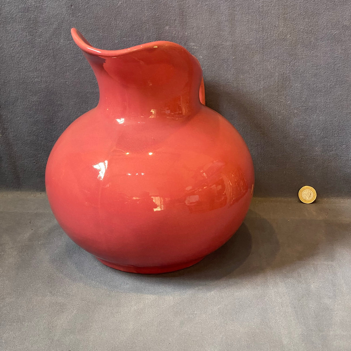 Pink Ceramic Wash Jug